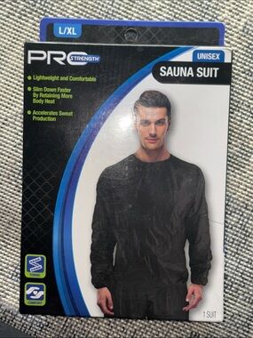 Unisex Sauna Suit - Black (L/XL)